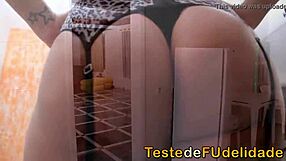 Brazilian Transvestite Seduces Married Man While Wife Works