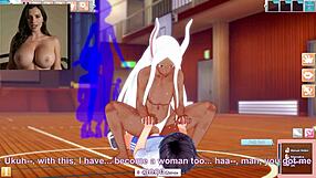 coneja experiences multiorgasms in my hero academy gym clothes chapter 2