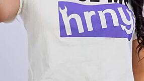 Sexy Amateur Latina Teen 18+ Masturbates on the Phone for Her Boyfriend