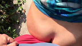 milf teased a stranger with her tongue and he fucked her in the ass in front of everyone