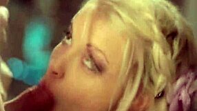 beautiful german milf gives subtle milk maiden blowjob with handjob