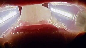 Deranged filth loving girl rebel rhyder gets frozen cum bukkake - filmed with probe lens