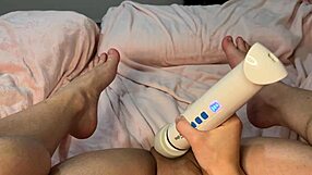 Showing My Bare Feet While Cumming With Vibrator
