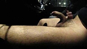 Street whore sucks big cock in public parking lot without condom and licks cum - misscreamy.