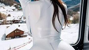 Weekend at the ski resort - part 3 - ai illustrated leather porn dream