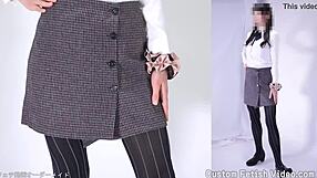 pantyhose fetish in stockings skirt