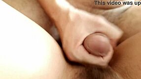 masturbating my cock with my wife's big clit?