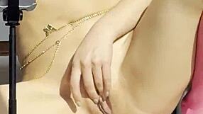 Neighbor catches me filming wet pussy masturbation video