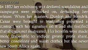 history of big black ass saartjie baartman