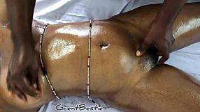 Beautiful amateur gets intense vagina and boobs massage. Screaming in missionary position