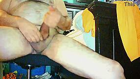 curvy exhibitionist flashes big cock in solo turn-on.