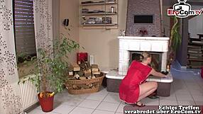 junge deutsche ehefrau gets anal fucked on floor