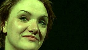 I observe the European submissive being restrained and dominated