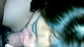 la puta de mi ex chupandomela en mi casa.