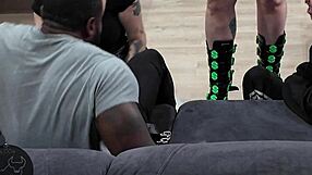 Trans Cuckold Humiliated By Femdom Pegging Old Guy. Interracial Black Domination In Crossdressing Fetish.