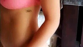 sexy housewife fucks hard with black cock friend