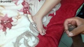 Playboy model Flavia Tamayo gives oral sex at home