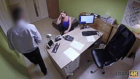 Loan4K Blonde Comes To Loan Agency And Has Wild Sex For Money!