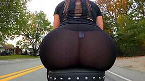 Motorcycle GoPro Captures Big Ass Slut Twerking Hard