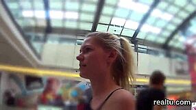 Glamorous czech teen 18+ie seduced in supermarket reamed pov