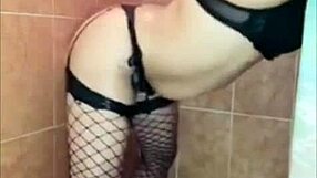 Mature Latina Uses Dildo In Shower First Time