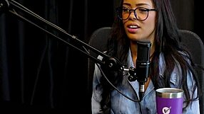 Morena safada shows blowjob, tits, and pussy after talking about spit discomfort - alice vasconcelos on sheer red easter special. Watch the full scene.