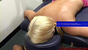 Jacky Gets A Mouth And Pussy Massage From A Bbc