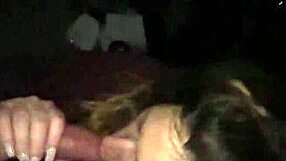 Cute amateur gives blowjob leading to creampie?