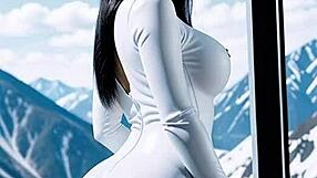 Weekend at the ski resort - part 3 - ai illustrated leather porn dream