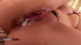Ayumi Shinoda's Intense Creampie Orgasm Adventure