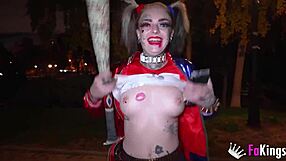 lady medusa as harley quinn seeking a monster cock