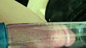 Pumping fun with big tits and curvy body.