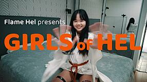 Passionate BDSM Bath Session with Baebi Hel