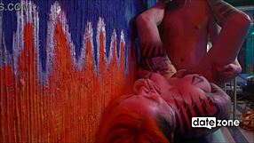 i watch the tattooed babe get deepthroat and anal in the bedroom