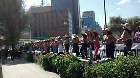 What is in this amateur video?