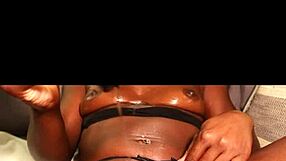 Lola black's creamy pussy gets pierced and dildo-fucked in pov neighbor scene