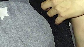 I find my curvy stepmother resting in my room.