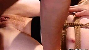 Milf dominates newbie maid in bdsm bondage