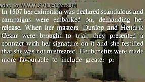 history of big black ass saartjie baartman