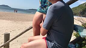 milf teased a stranger with her tongue and he fucked her in the ass in front of everyone