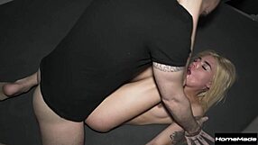 double teamed broken slut enjoys rough college sex