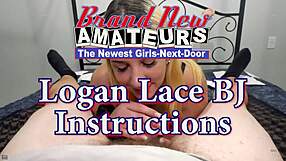 Busty Blonde Hottie Logan Lace Shows How To Deepthroat A Cock Like A Pro