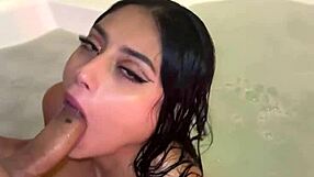 Romantic Jacuzzi Bath with Colombian Tattoo Lover