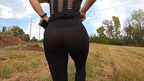 Motorcycle GoPro Captures Big Ass Slut Twerking Hard