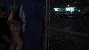 anya olsen faces a tough choice: rough outdoor public sex contest or domination game