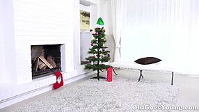 Old Man Eats Young Pussy Like a Pro