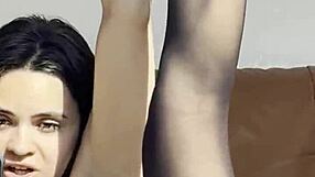 Neighbor catches me filming wet pussy masturbation video