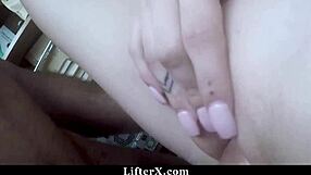 Skinny Petite Babe Gets Full Body Searched for Stolen Item by Loss Prevention Officer