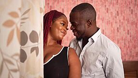 Ebony woman with big ass pursues monster cock desires.