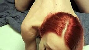 Young 18+ pov deepthroat blowjob sloppy cum in mouth threesome